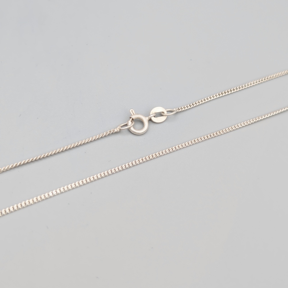 38cm Pansarlänk i Silver S830 2.15g