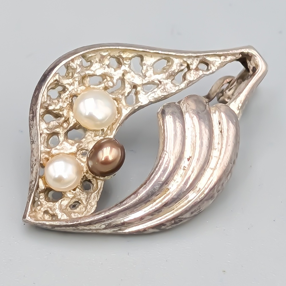 Hänge i Silver med Pärlor S925 2.42g 25mm