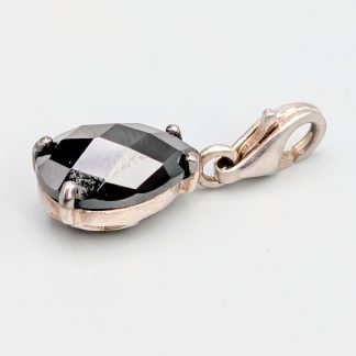 Thomas Sabo Berlock i Silver med Svart Sten S925 2.04g 22mm