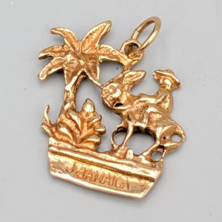 Hänge i Guld Jamaica 14K 3.63g 25mm