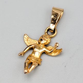 Hänge i Guld Ängel 18K 1.08g 17mm