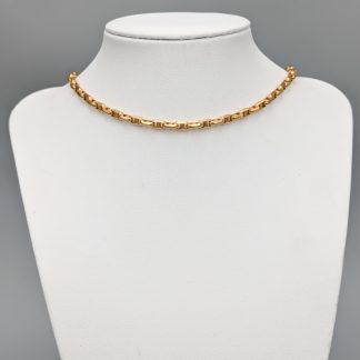 52cm Ankarlänk med Stav i Guld 18K 13.92g