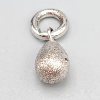 Hänge i Silver med Svarta Diamanter S925 7.16g 22mm