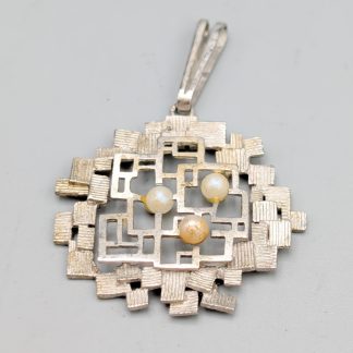 Hänge i Silver med Pärlor S830 6.19g 38mm