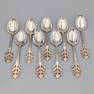 9 st Kaffeskedar i Silver S830 87.47g