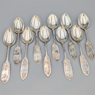10 st Teskedar i Silver S830 142.97g 122mm