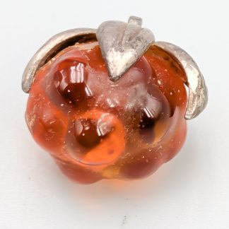 Hänge i Silver med Orange Sten S925 8.3g 18mm