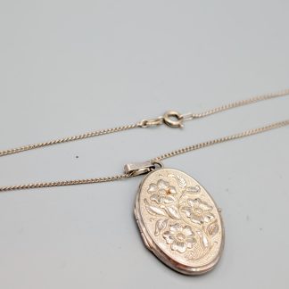 51cm Pansarlänk i Silver med Medaljong S925 15.06g