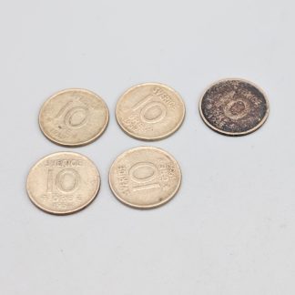 5 st 10 öre Sverige 1939-1957 S400 7.08g