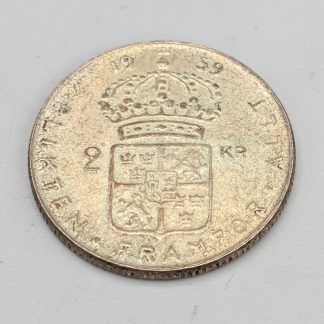 2 kr Sverige 1959 S400 14.04g 31mm