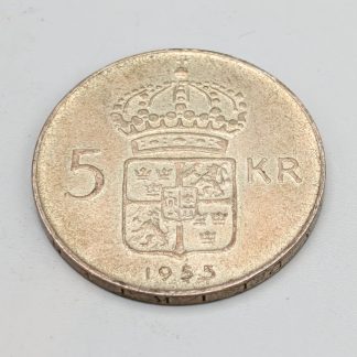 5 kr Sverige 1955 S400 18.12g 34mm