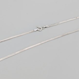 41.5cm Rävsvans i Silver S925 2.49g